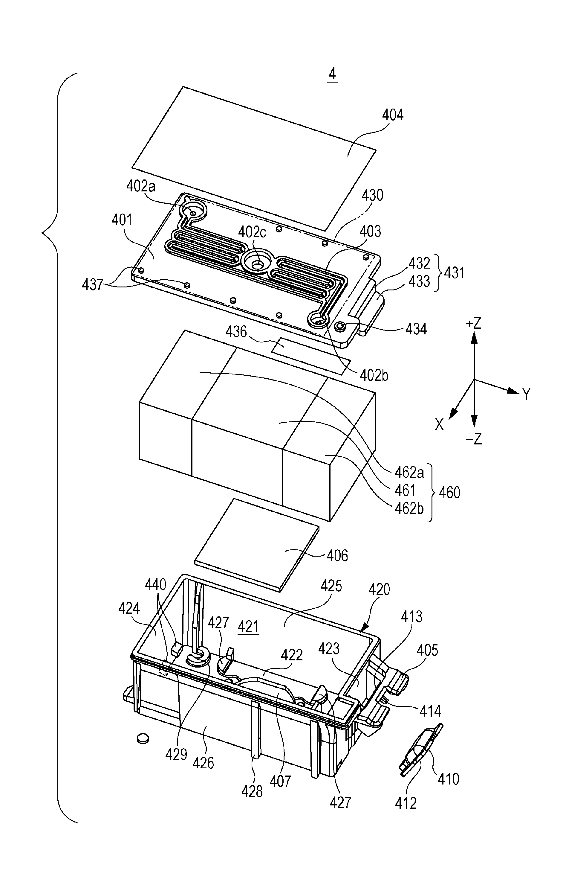 Liquid accommodating container