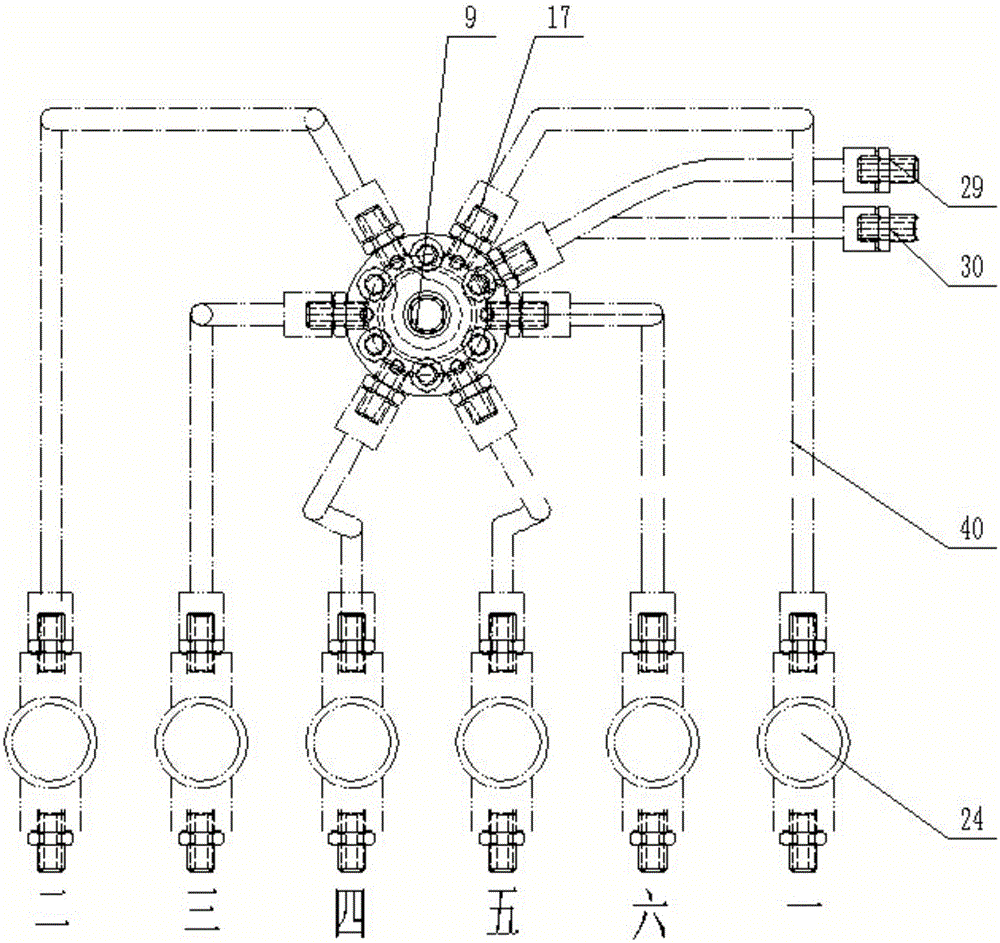 Gas pouring apparatus based on container sealing test