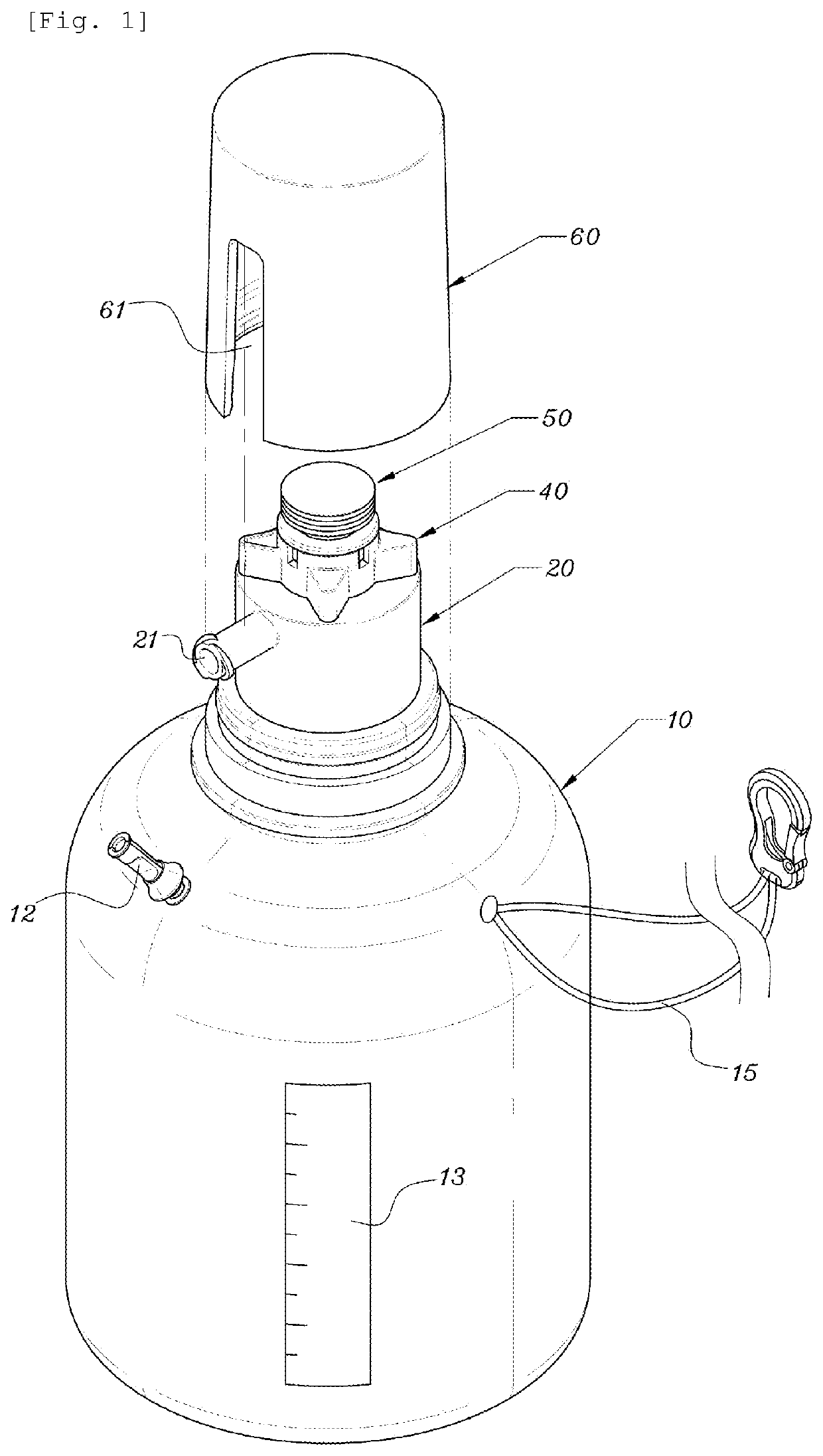 Portable medical vacuum suction device