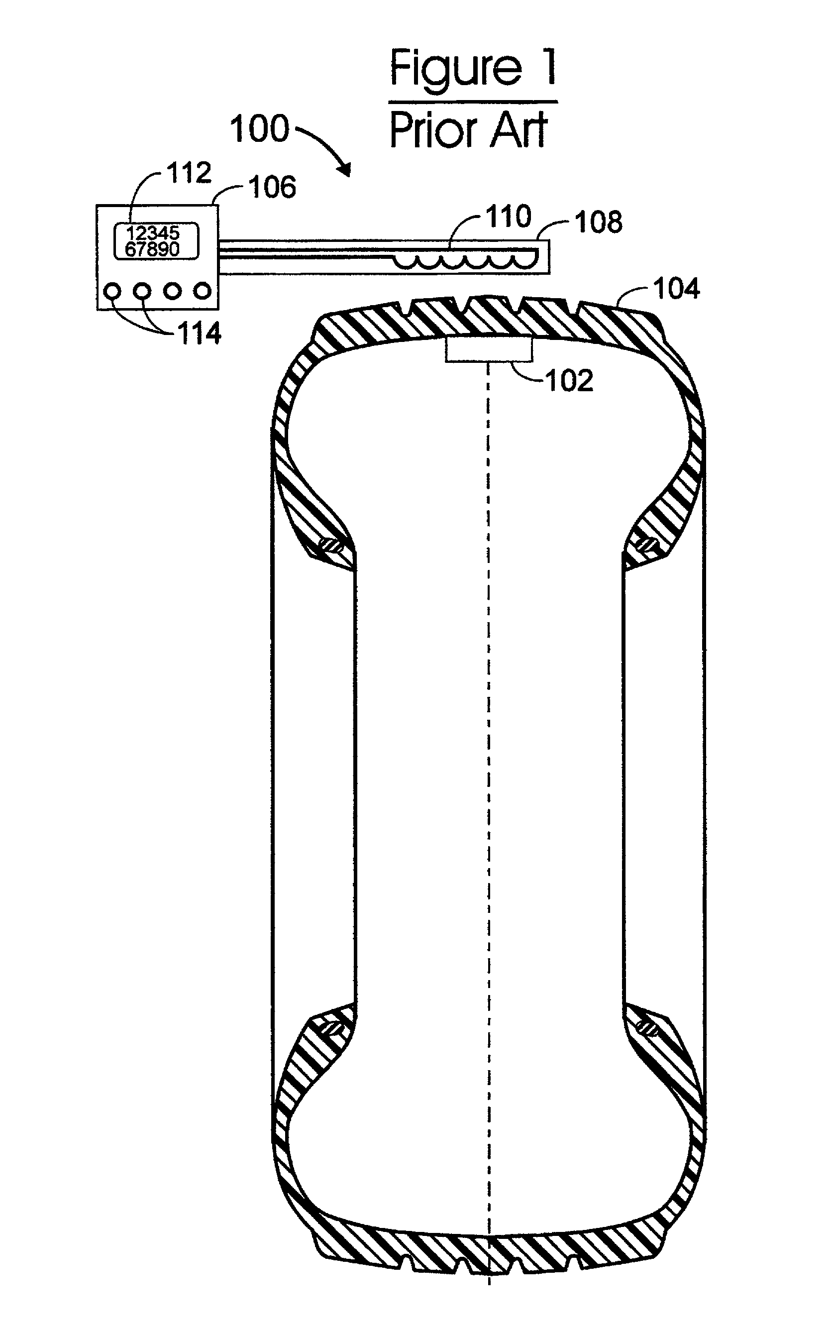 Relaxation oscillator for transponder