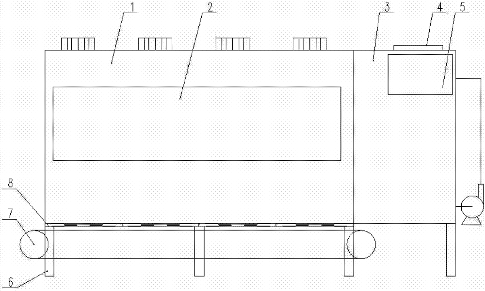 Device for marsh gas resource utilization of kitchen waste