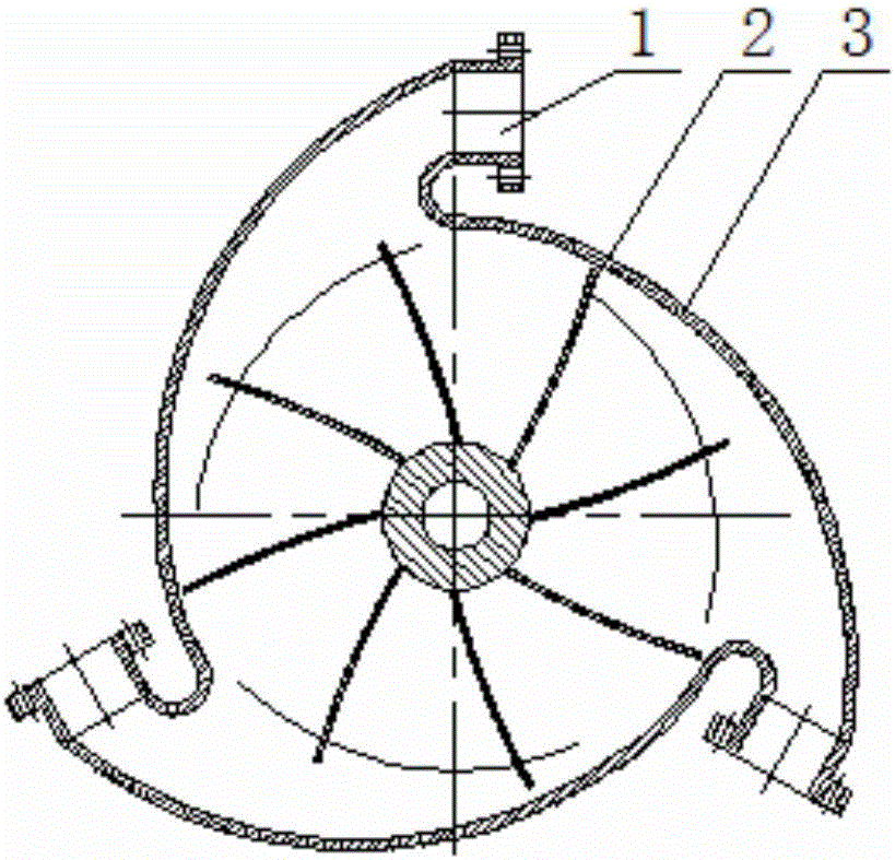 Multi-outlet worm wheel machine