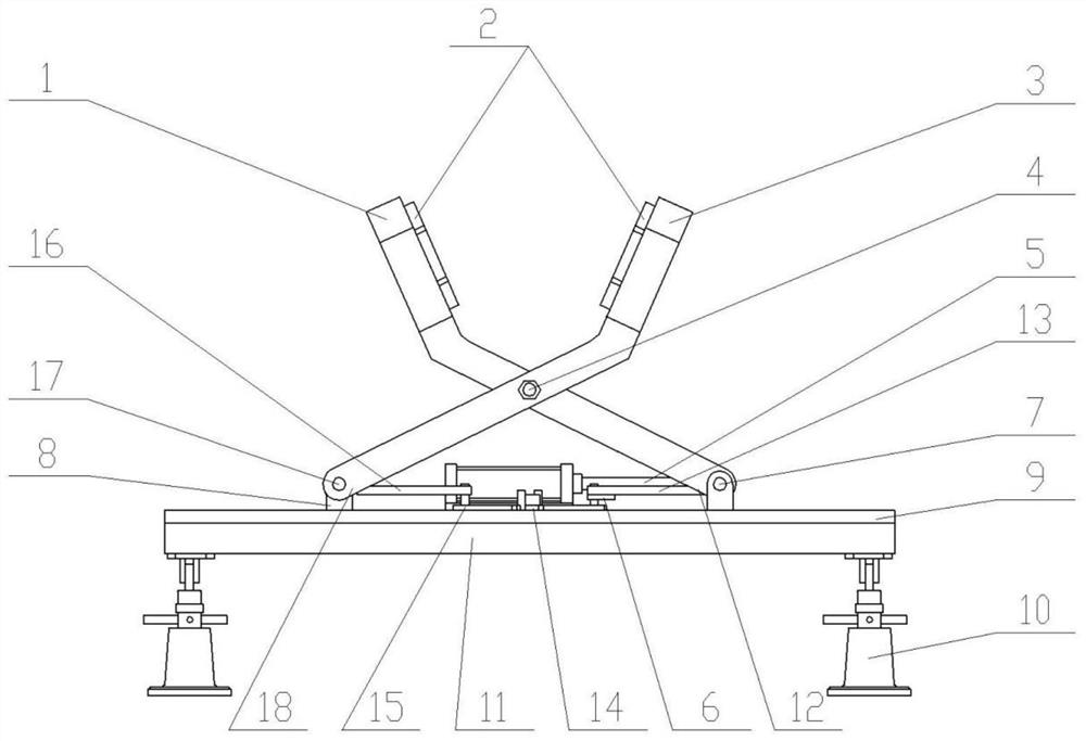 A braking device for large-diameter gear equipment