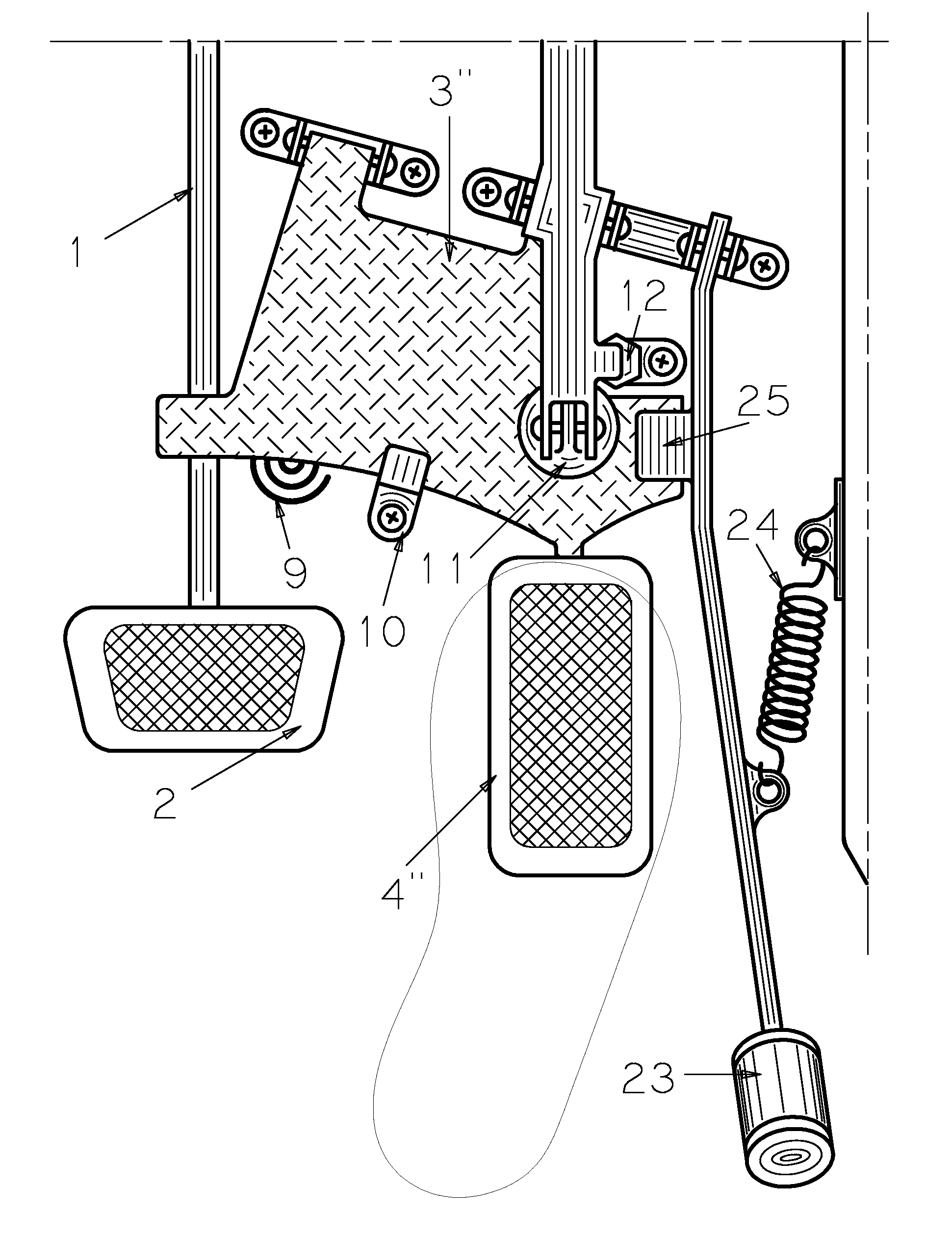 Vehicle Pedal Controls proof against Misapplication of Accelerator