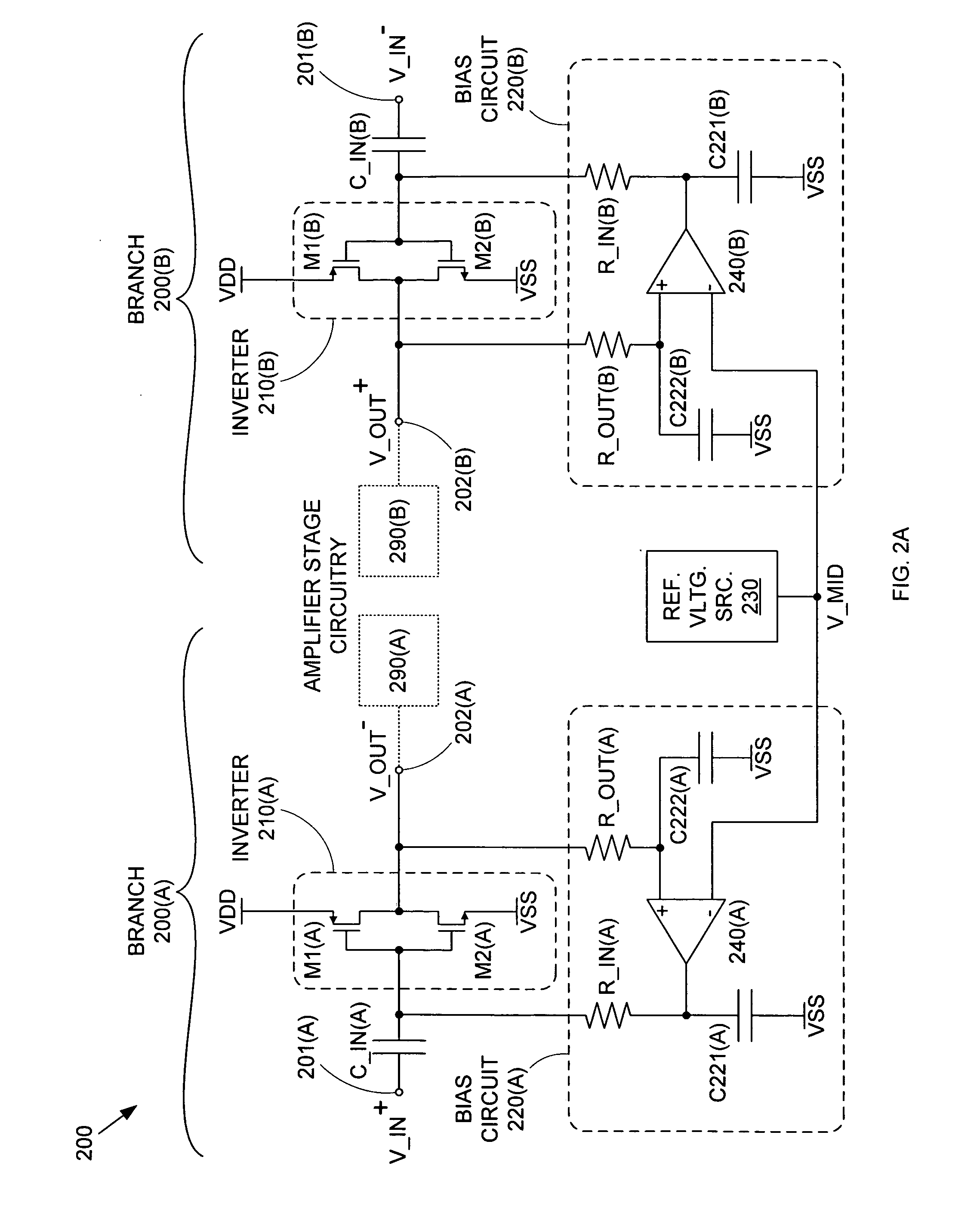 High frequency differential power amplifier