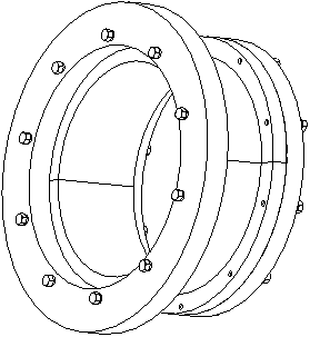 Processing technology for improving winch guide rope wheel split type shaft sleeve whole circle zero clearance