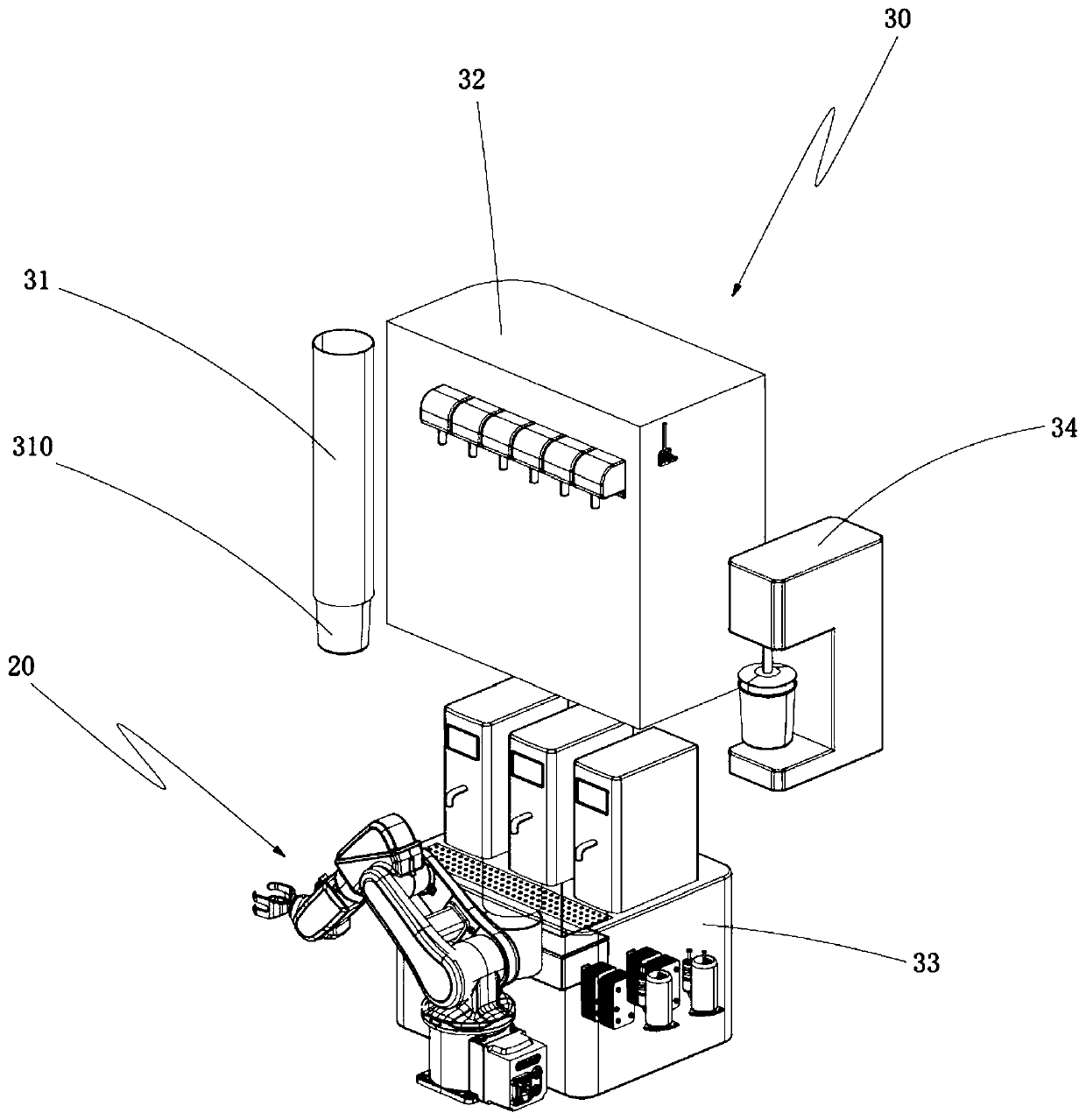 Beverage vending machine