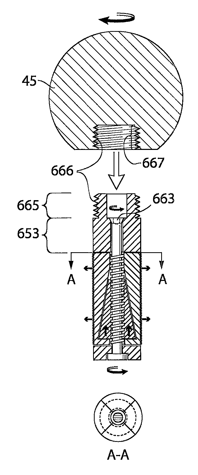 Hip joint device