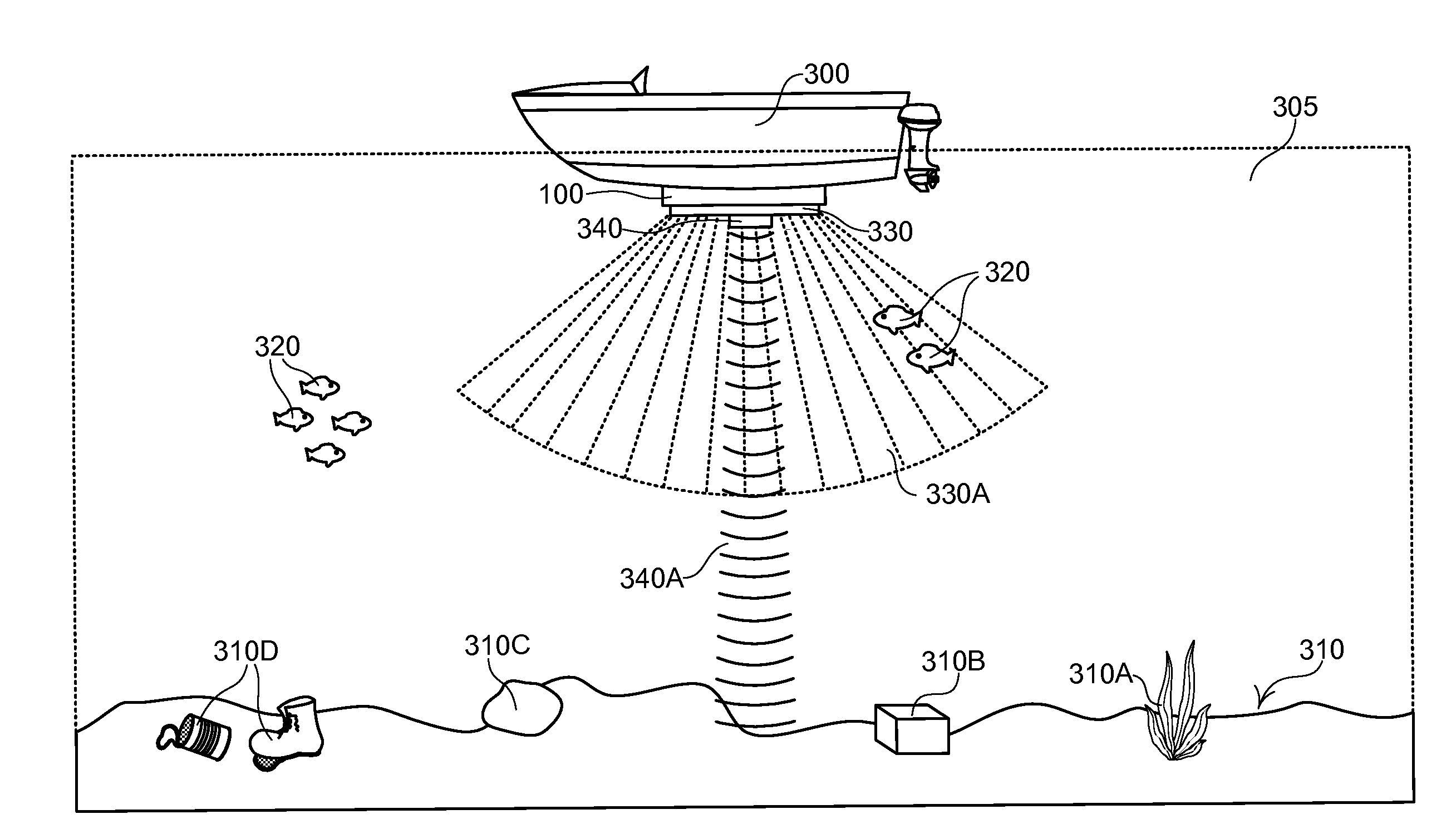 Synthetic underwater visualization system