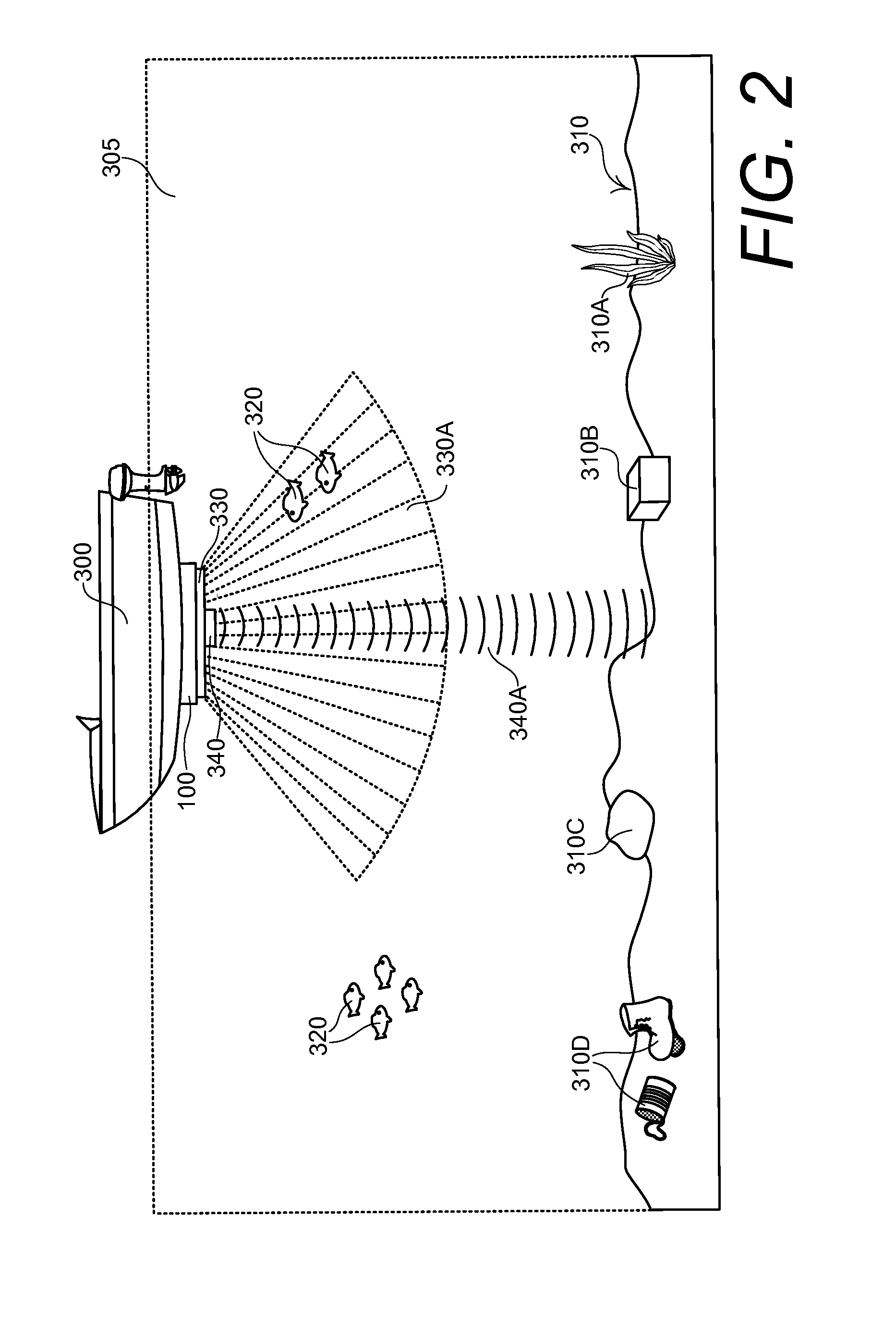 Synthetic underwater visualization system