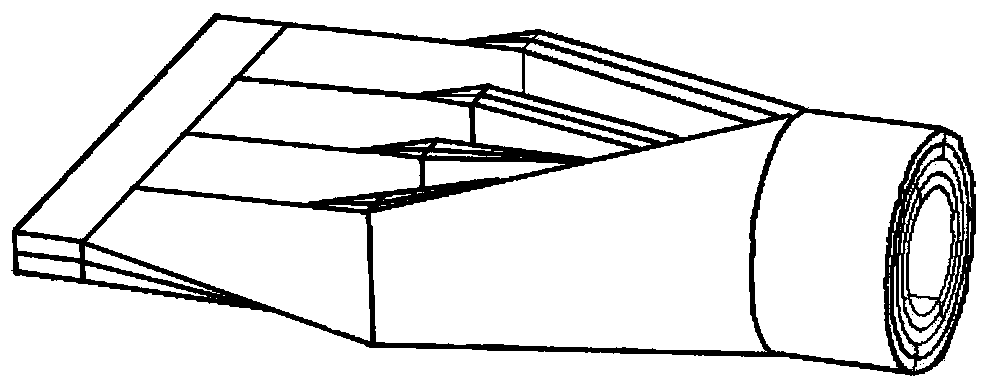 Melt electrostatic spinning device and method based on calculus cascade