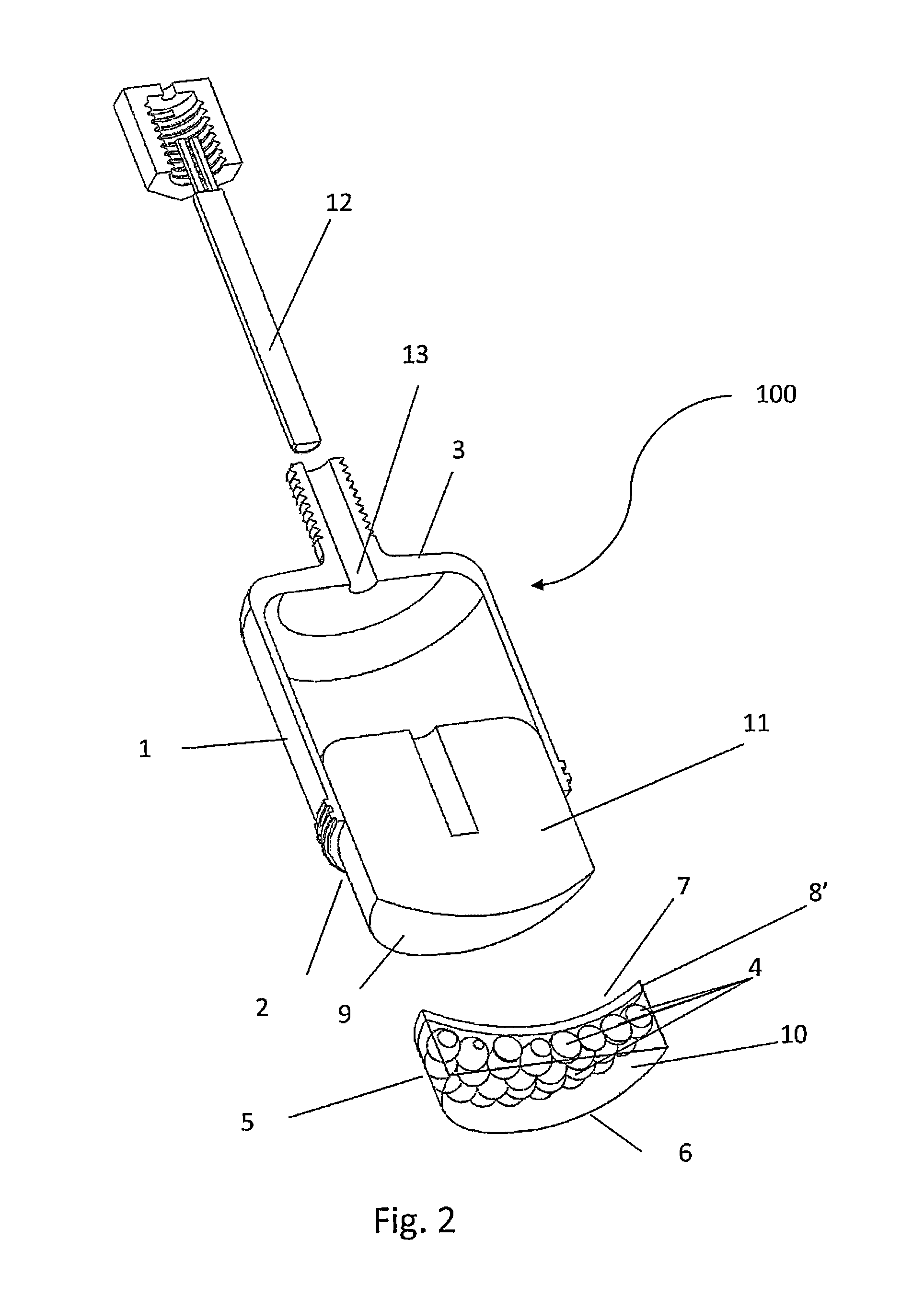 Projector for defeating buried mines