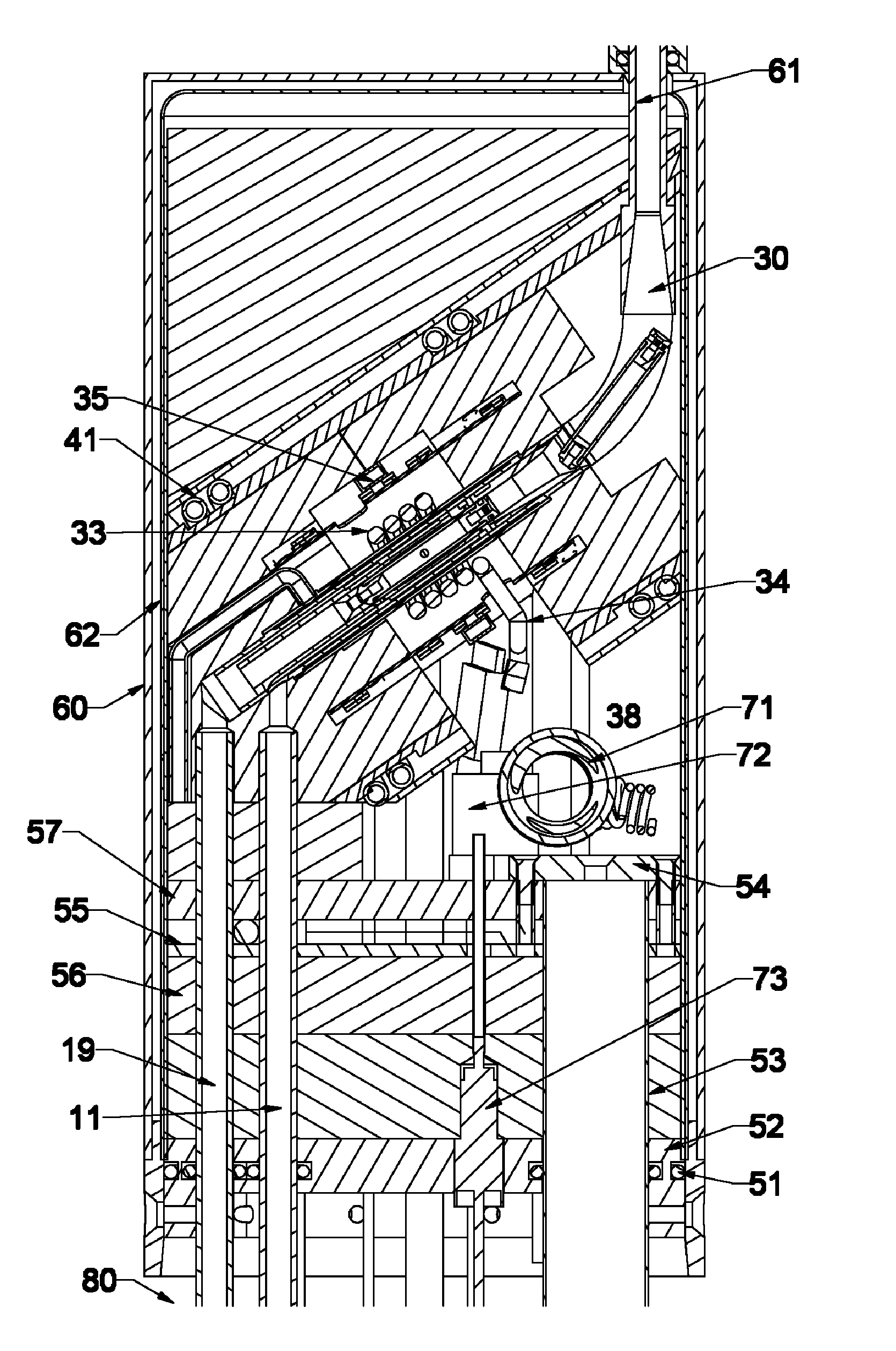 NMR CryoMAS probe for high-field wide-bore magnets