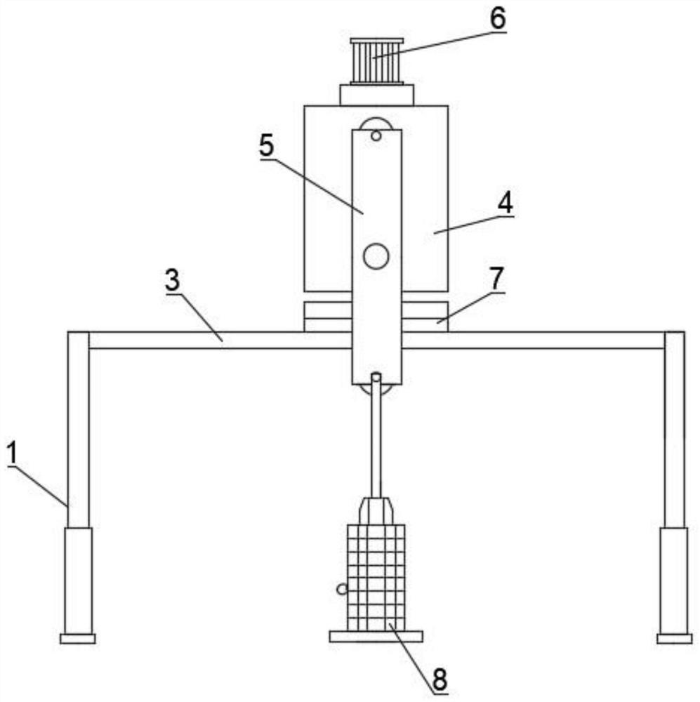 Stair climbing machine test equipment