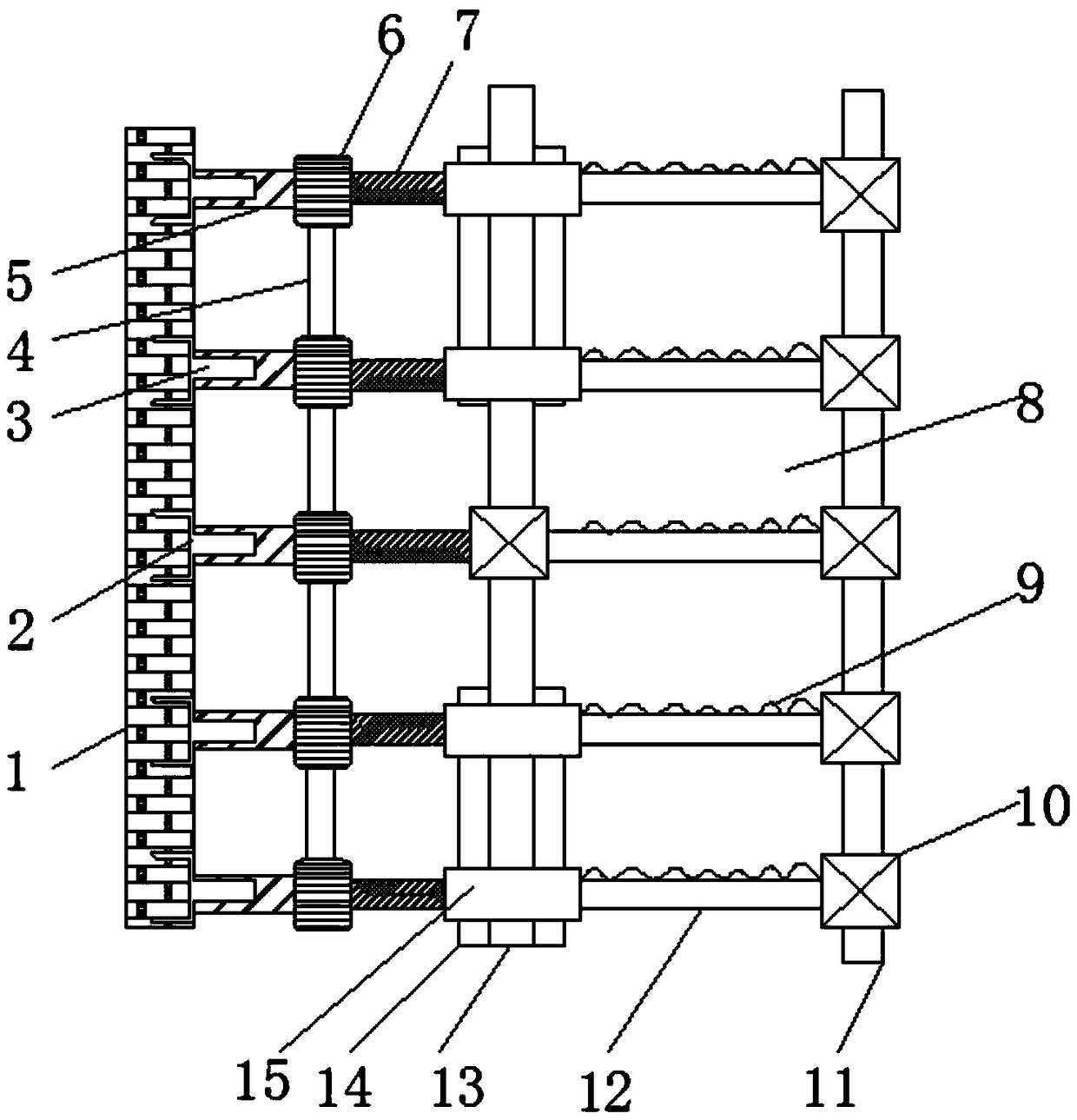 Sectional scaffold