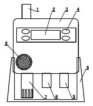 Floor type fully digital humiture monitoring meter