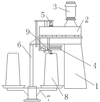 Wire drawing machine used for screw production