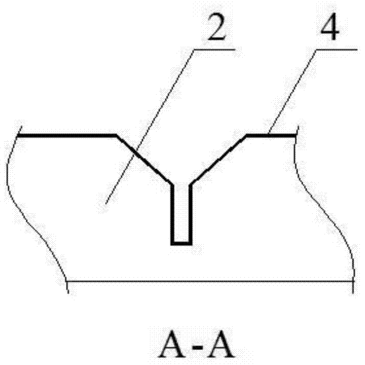 Integrated circuit inverting welding air impermeability packaging structure