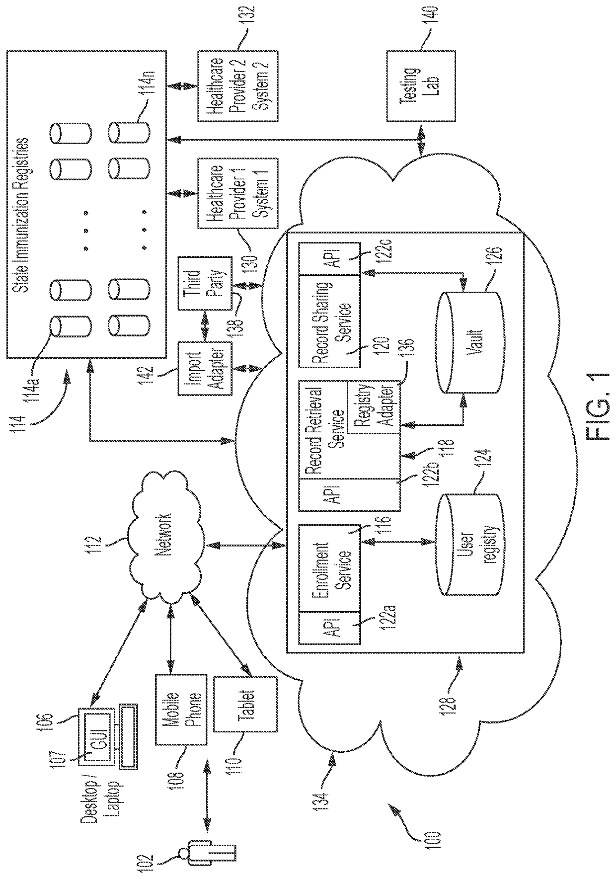 Systems and methods for storing, authenticating and transmitting digital health information and records