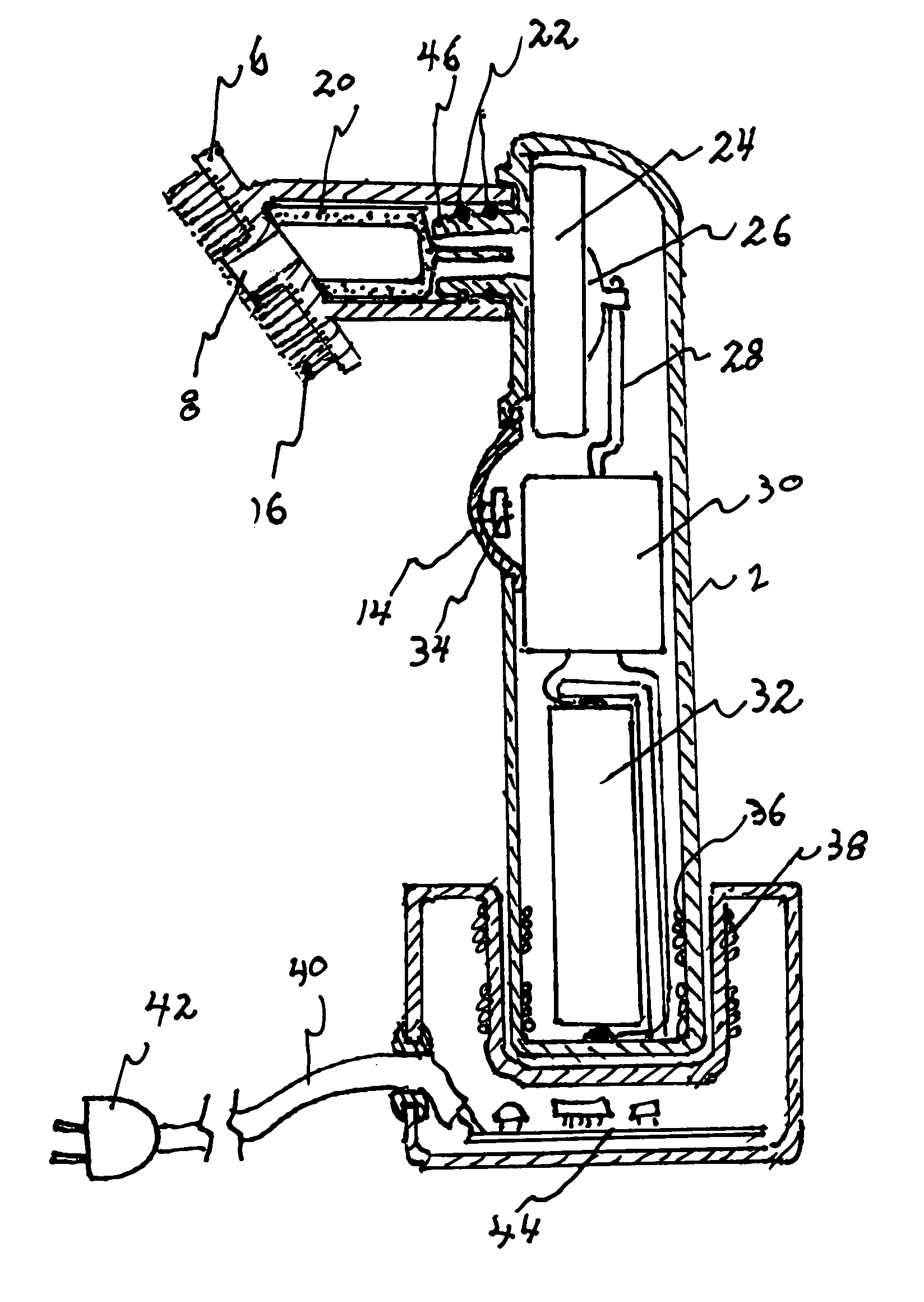 Tongue vacuum cleaner