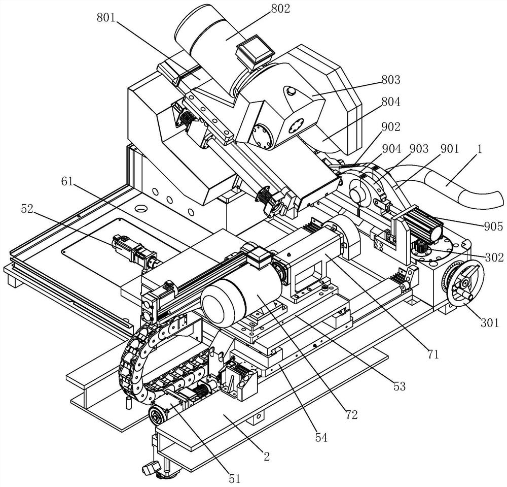 Pipe fitting cutting device and horseshoe opening cutting method adopting same