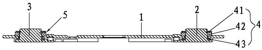 Composite resistor for head cover of power battery