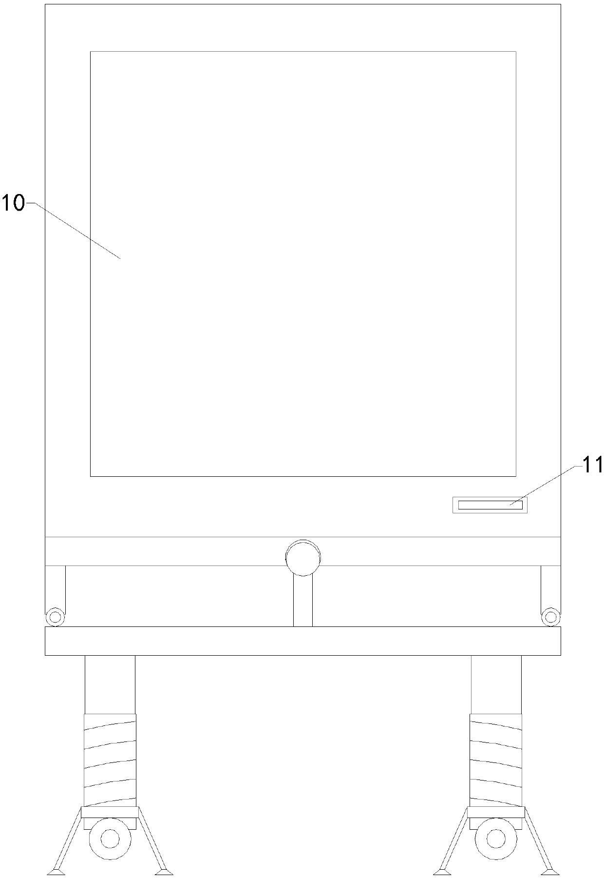 Finished product concentrated display device for intelligent building interphone explanation