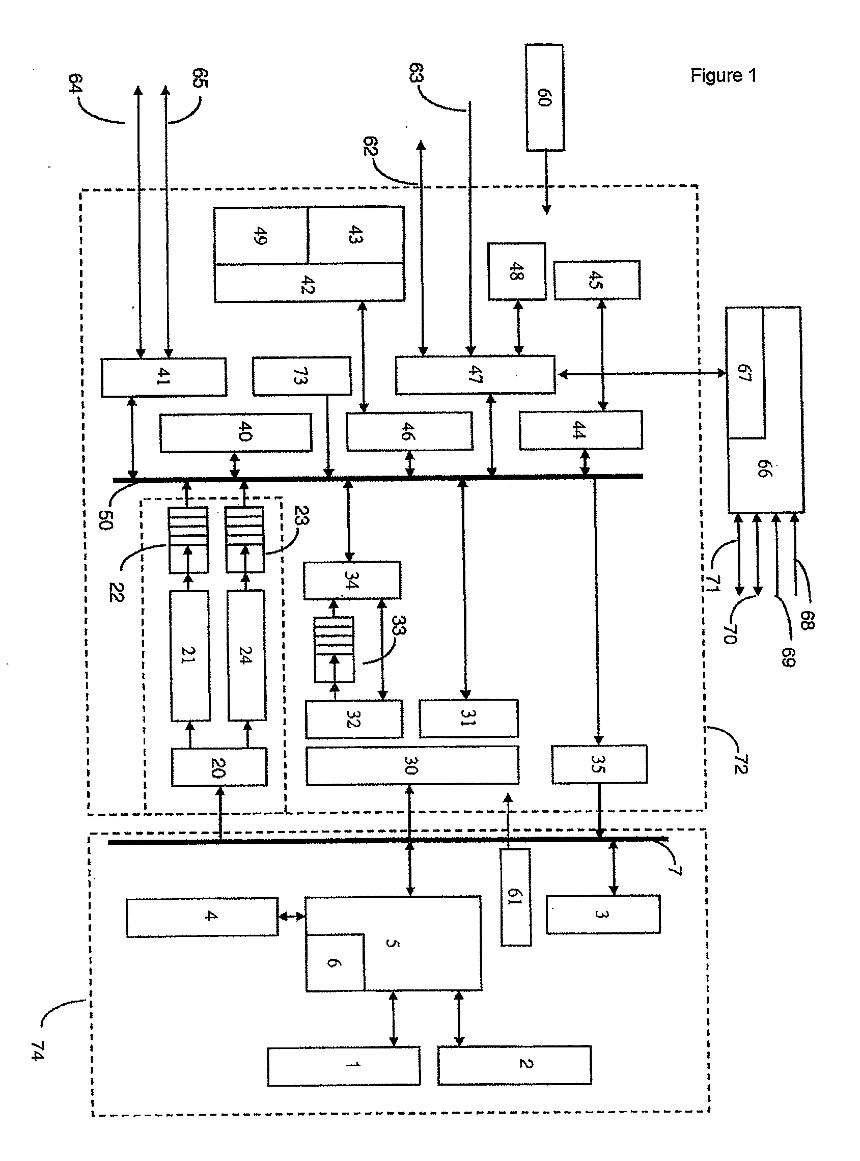 Method and device for the administration of computers