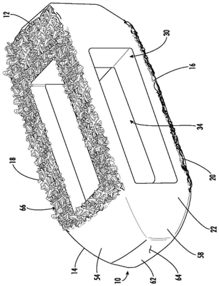 Spinal implant with surface protrusions