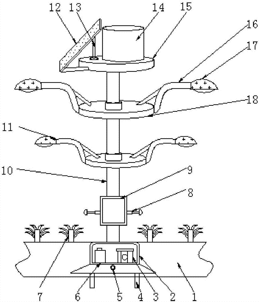 City energy-saving LED street lamp