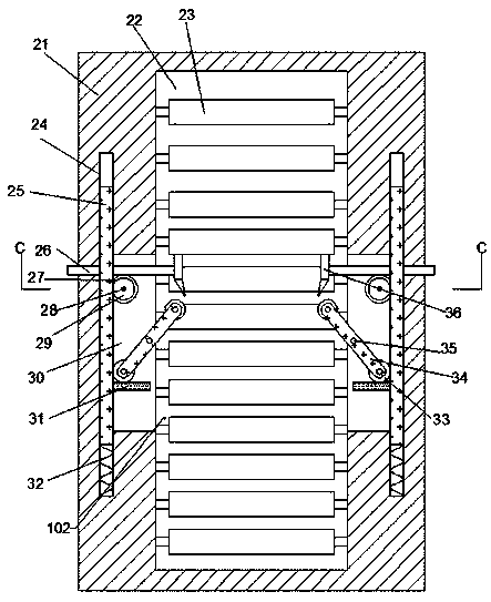 Automatic glass laminating machine based on safety protection