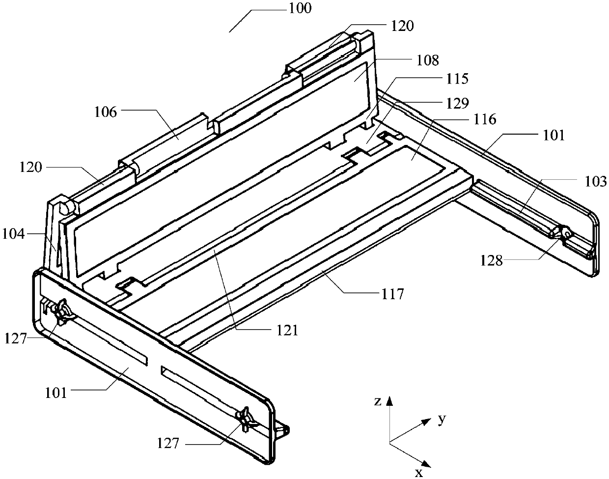 Foldable rack and refrigeration equipment