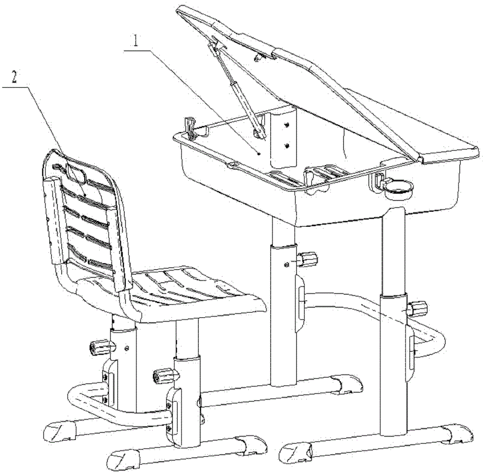 Multifunctional study desk and chair