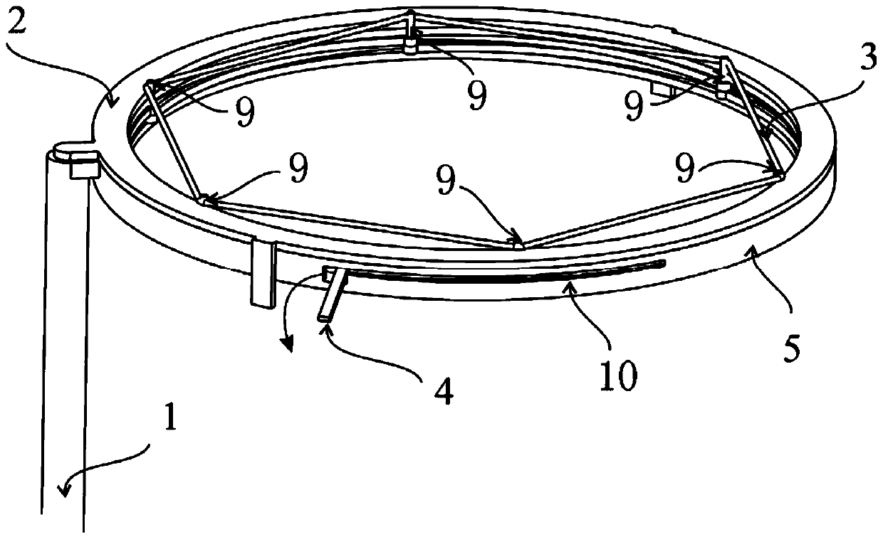 A Banana Bagging Device Based on Simply Supported Rigid Iris Mechanism