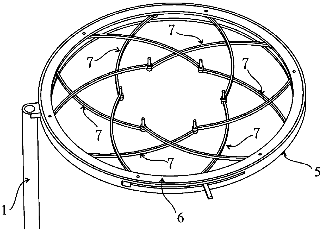 A Banana Bagging Device Based on Simply Supported Rigid Iris Mechanism