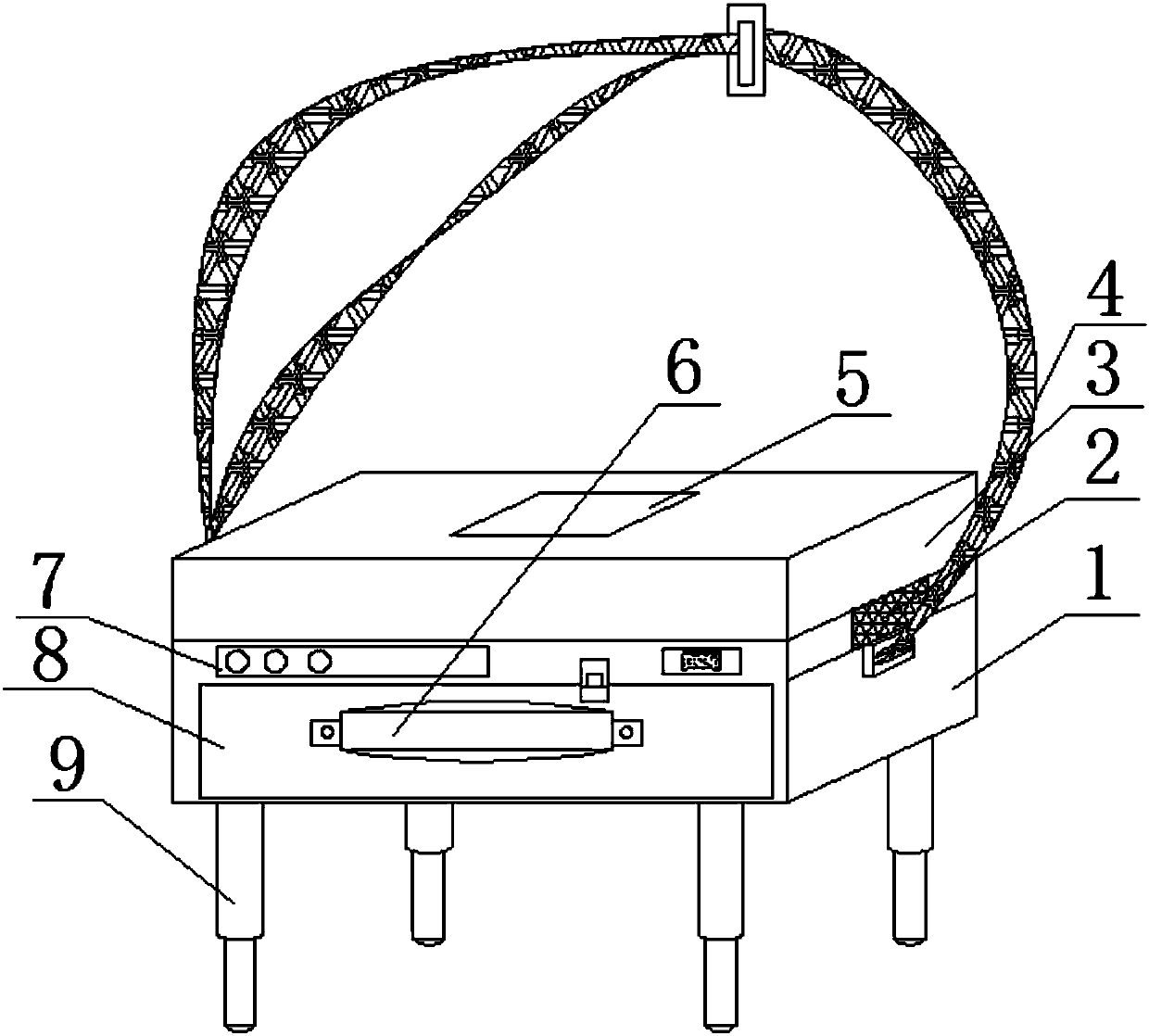 Storage box of medical tools and apparatuses