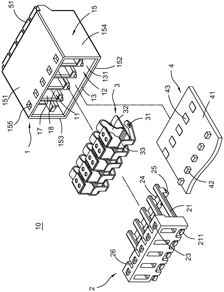 Terminal block with light guide