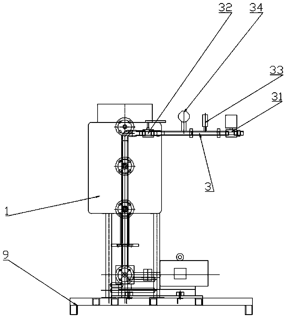 Quantitative uniform speed glue injection device