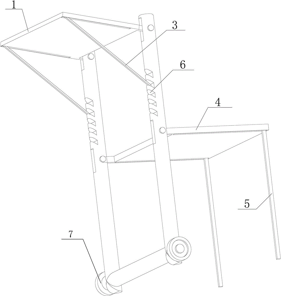 Table and chair with table and chair functions