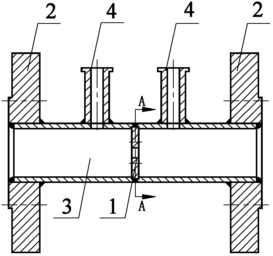 Super-minor-caliber three-diamond-type flowmeter