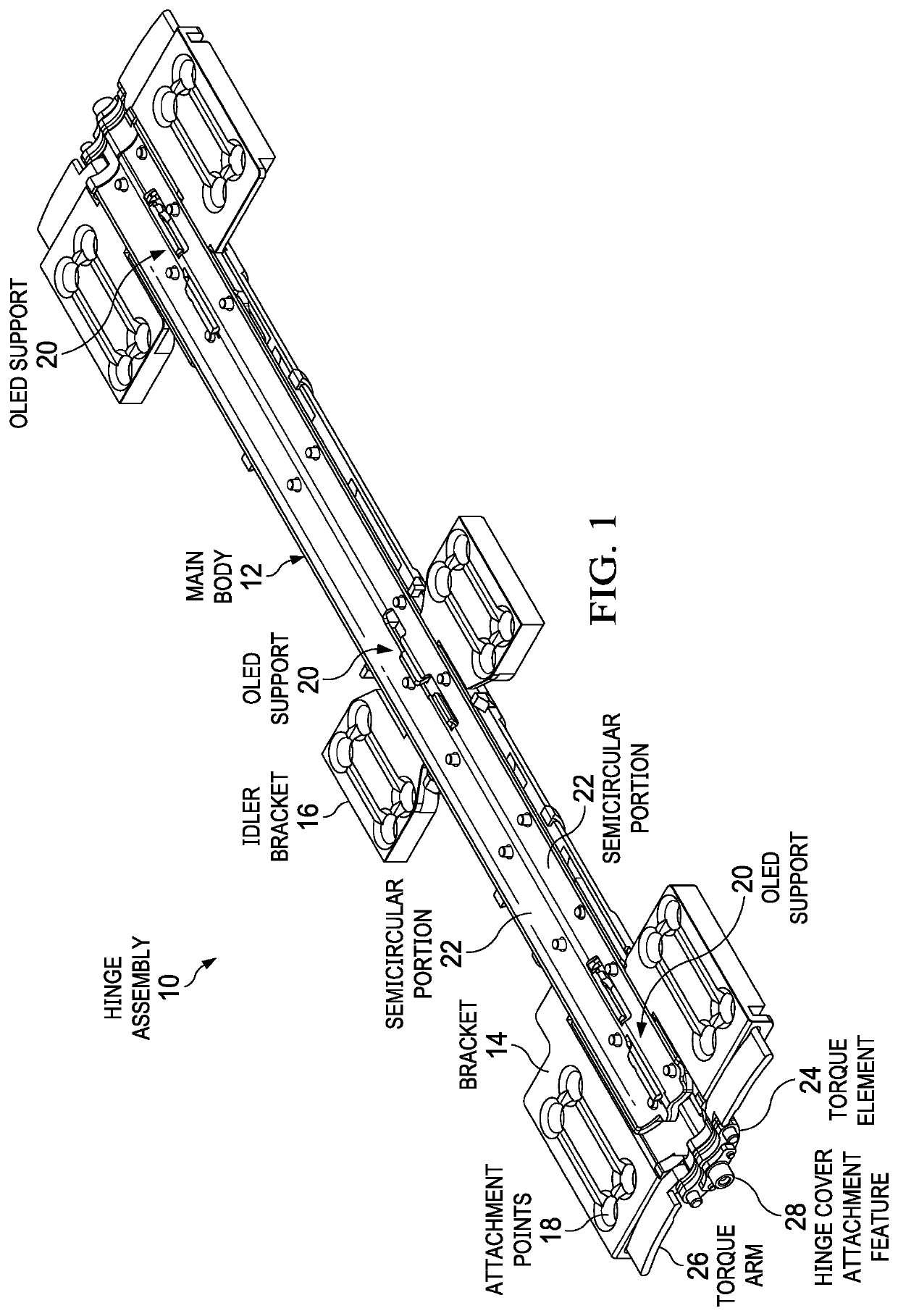 Synchronized dual axis pivot hinge