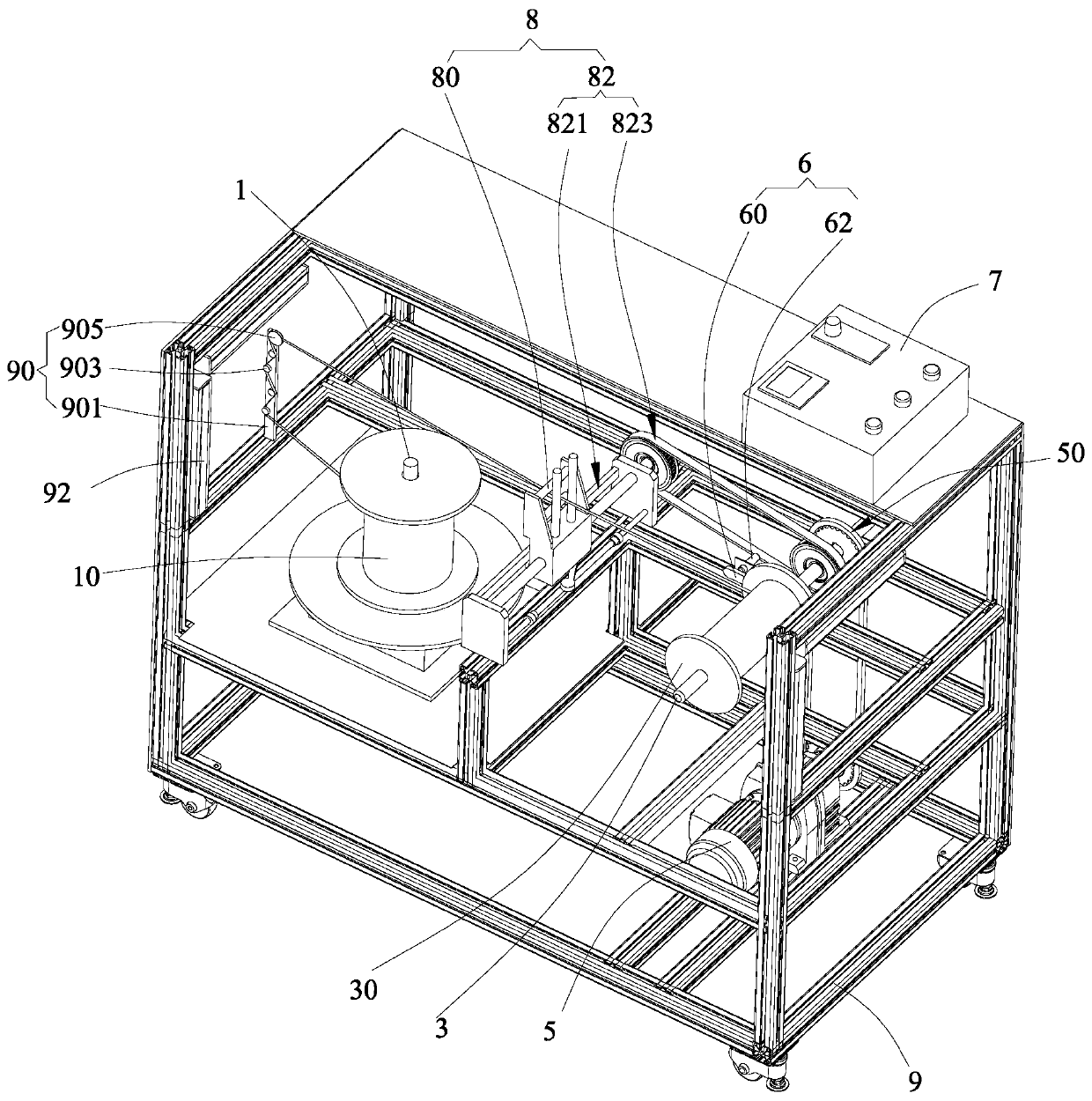 Automatic wire winding machine