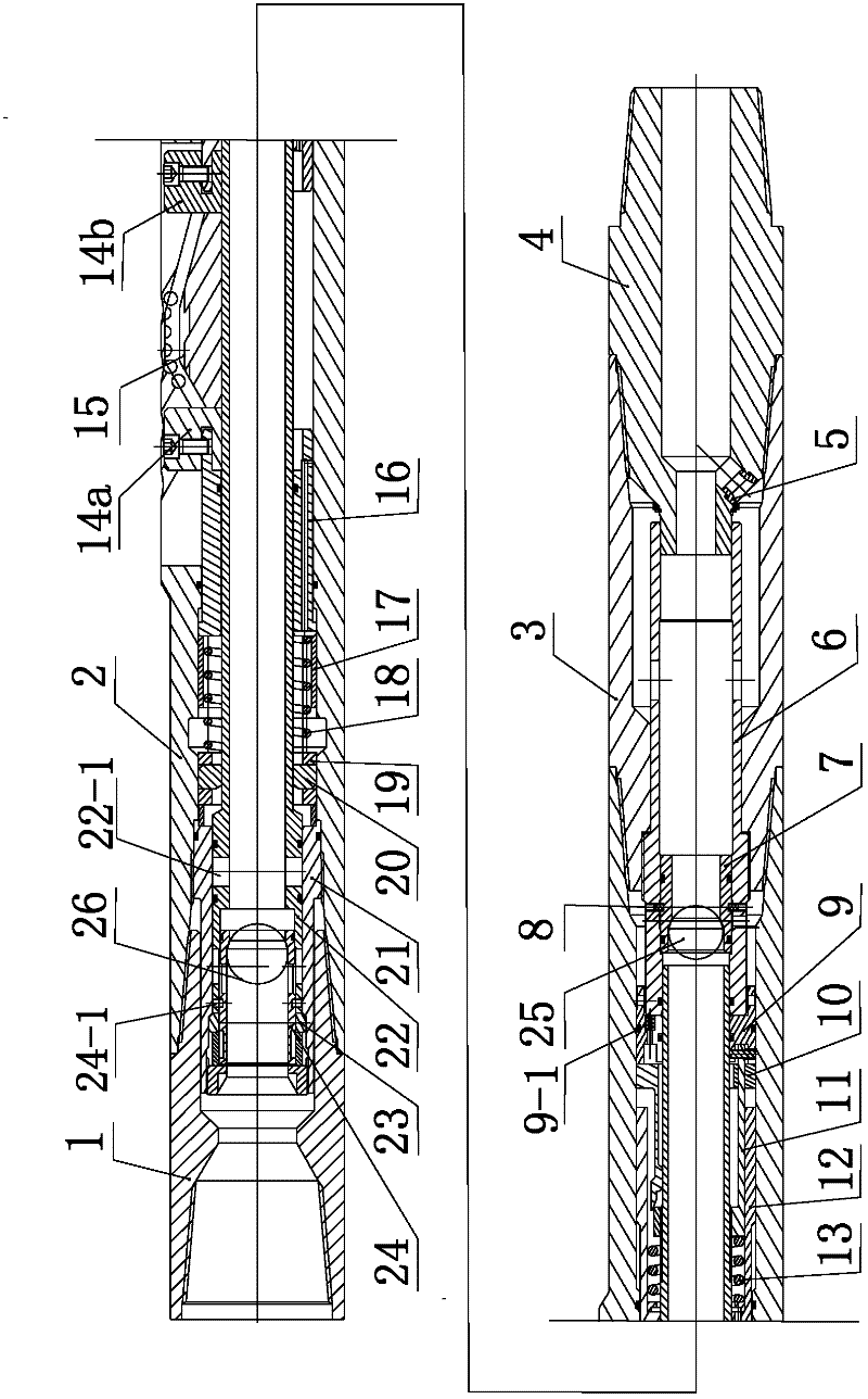 Hydraulic chambering device for drilling