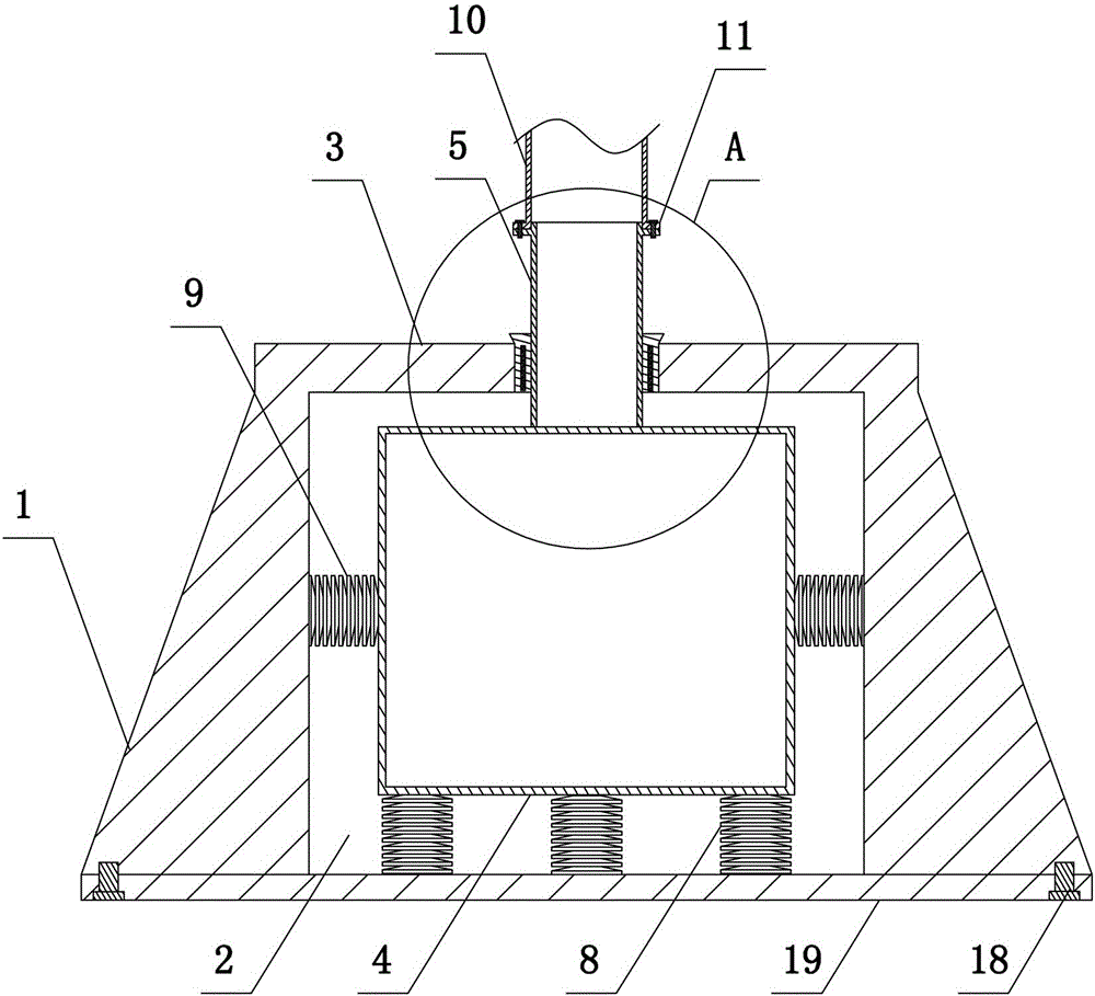 Quakeproof platform for tower