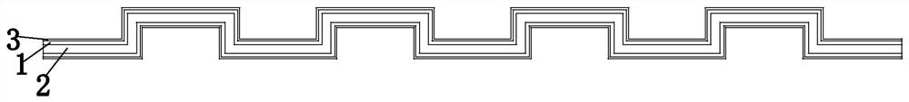 Building decoration material composite aluminum-plastic plate and manufacturing and processing method thereof