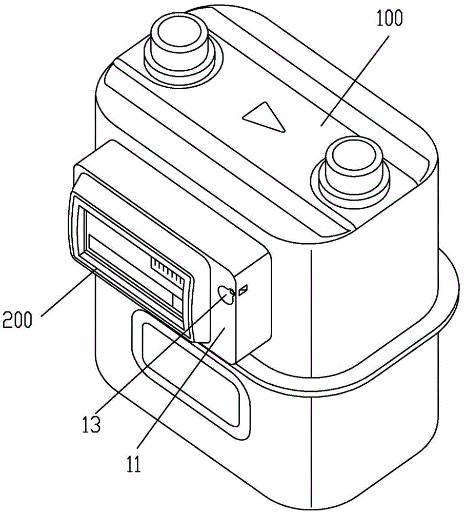 Gas meter accurate in counting and having anti-tamper structure