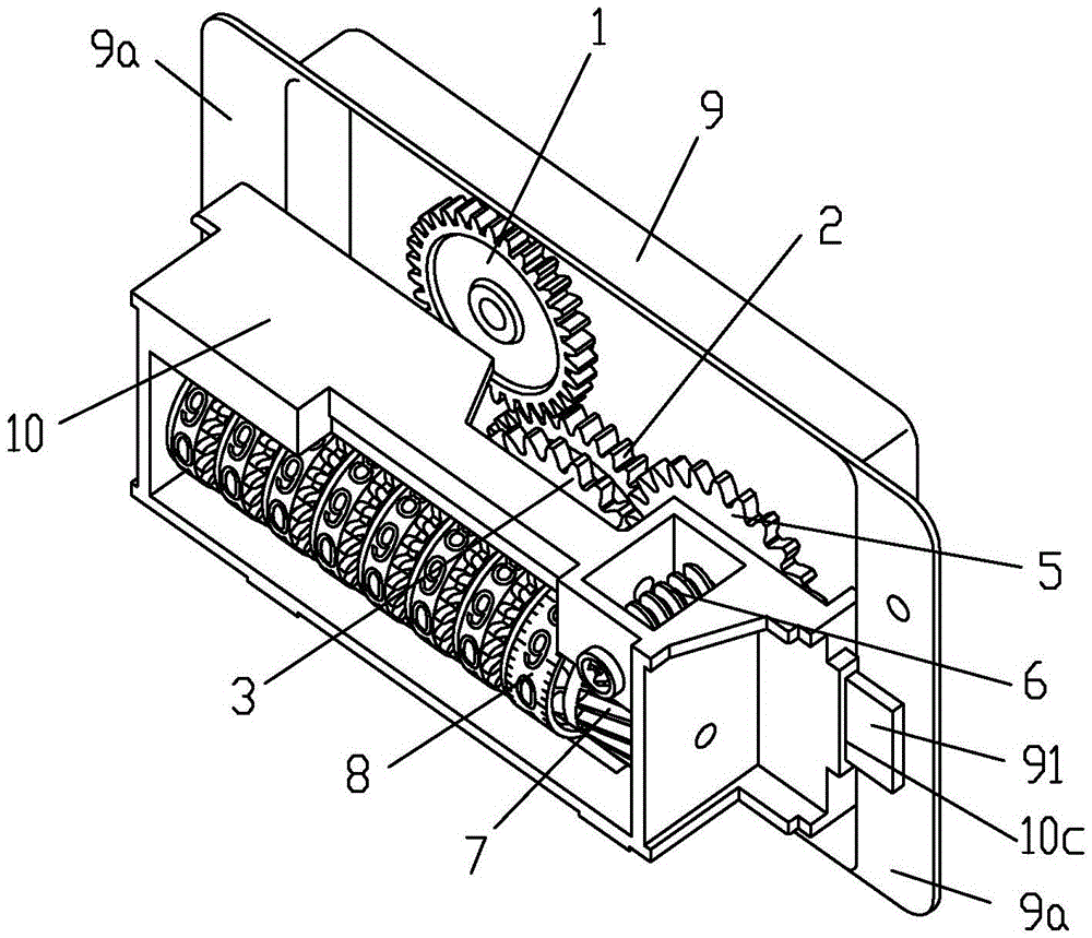 Gas meter accurate in counting and having anti-tamper structure