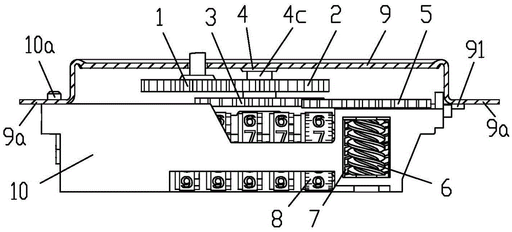 Gas meter accurate in counting and having anti-tamper structure