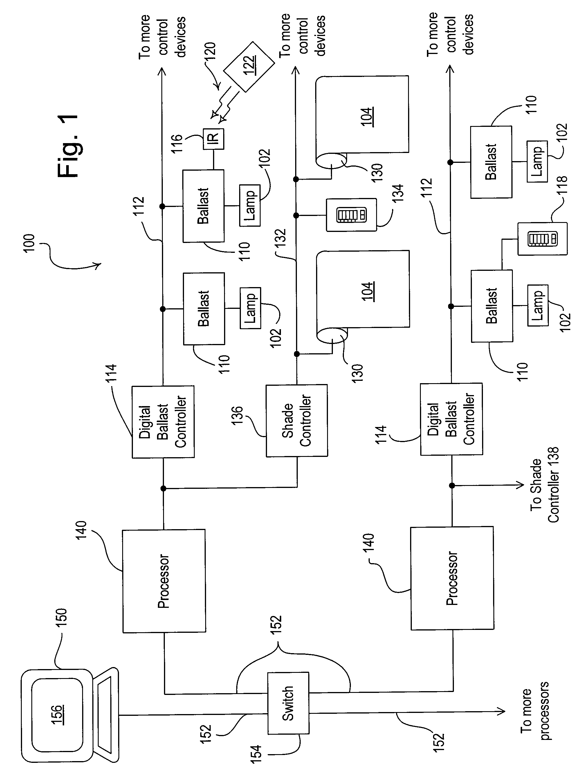 Method of load shedding to reduce the total power consumption of a load control system