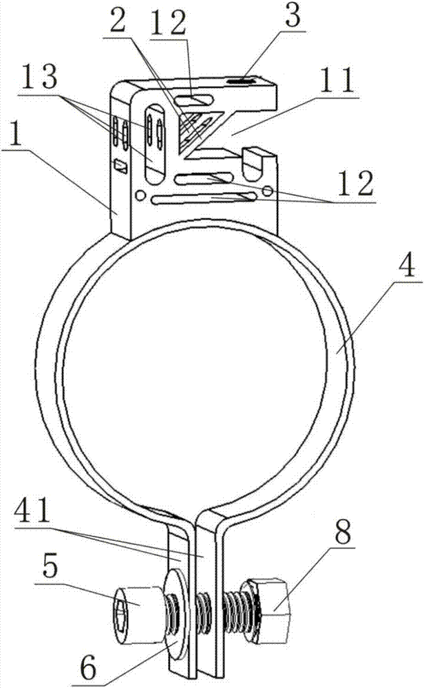 Vibration monitoring system for engine's high temperature crankcase